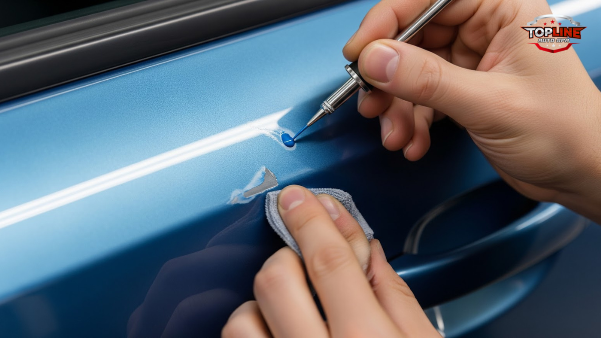 how to fix chips in car paint