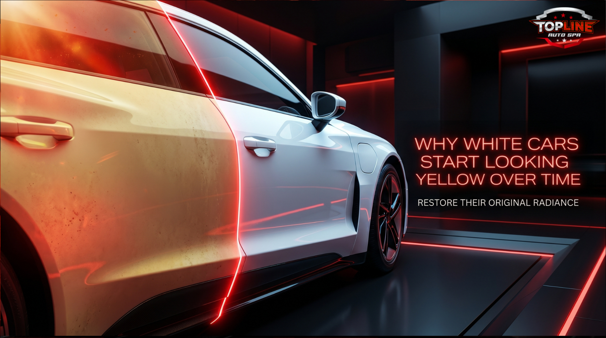 Why White Cars Start Looking Yellow Over Time