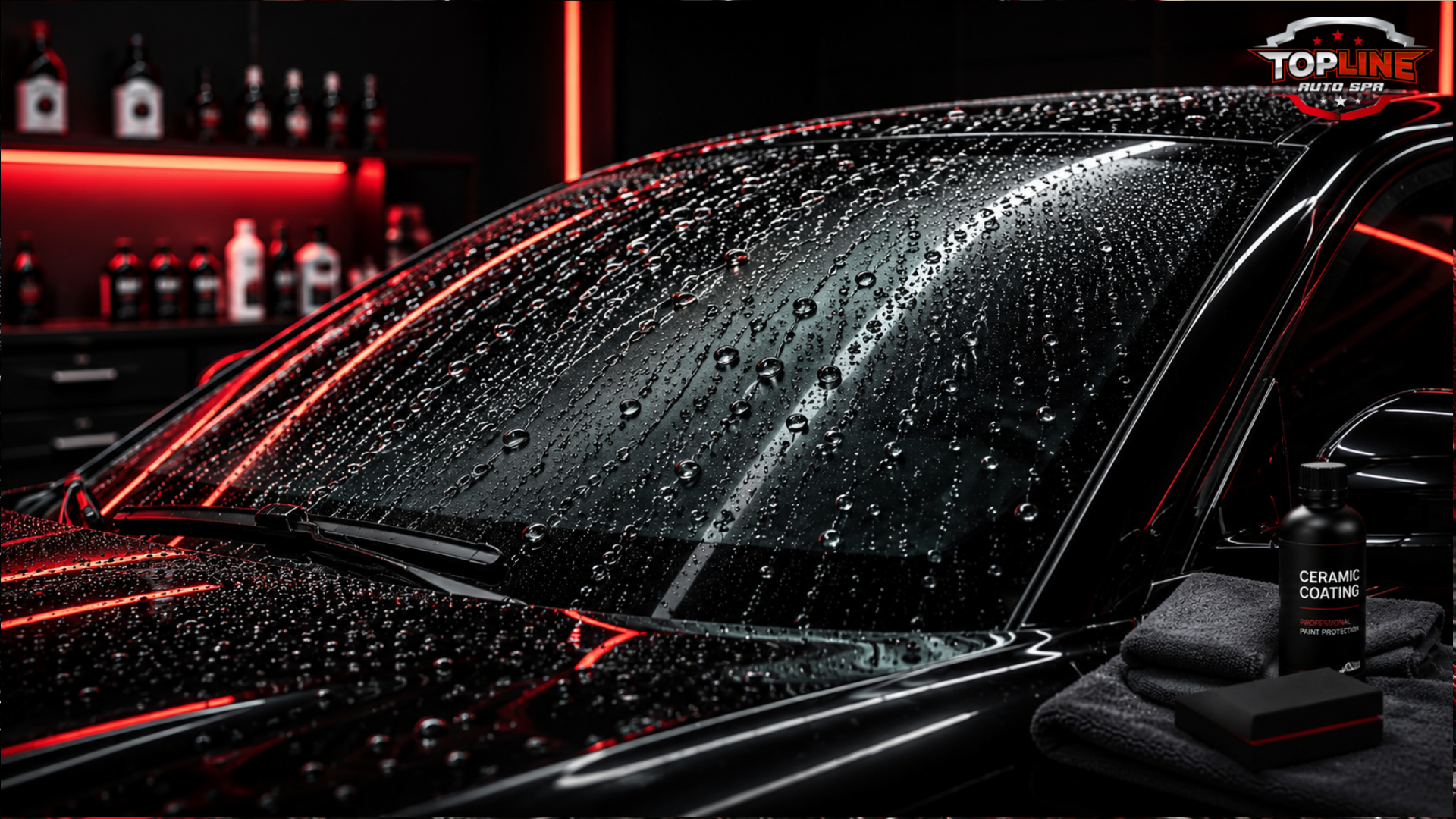 Windshield Ceramic Coating Water Beading Technology