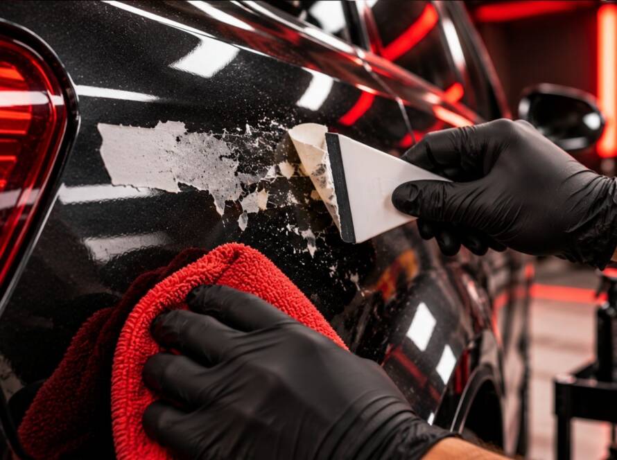 How to Remove Adhesive from Car Paint