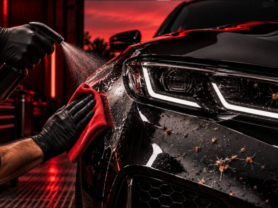 How to Remove Bug Stains from Car Paint
