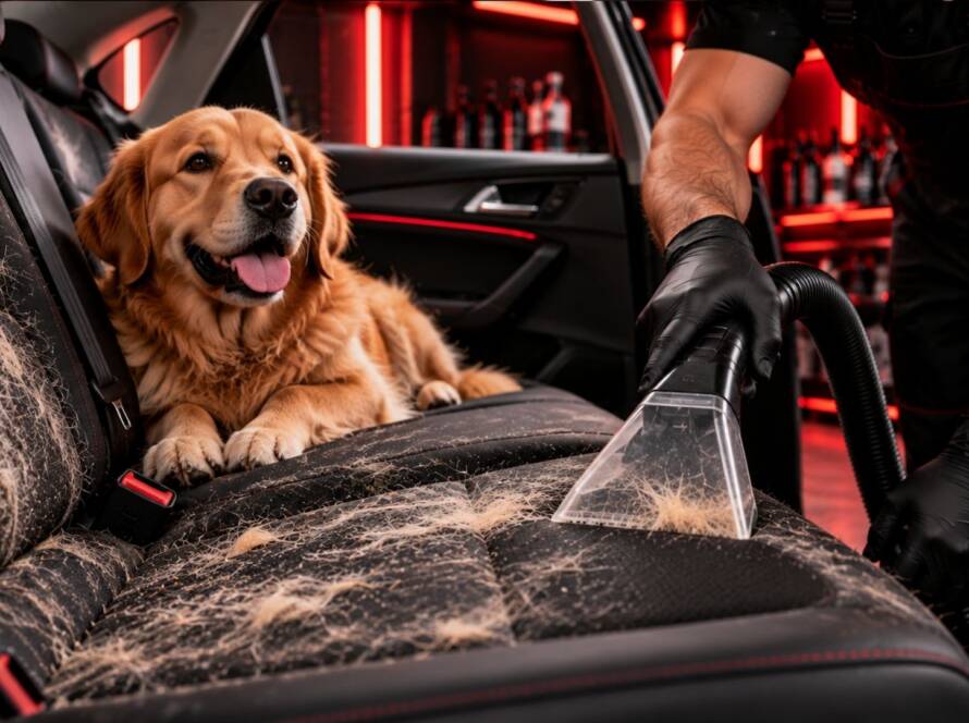 How to Remove Pet Hair From Car